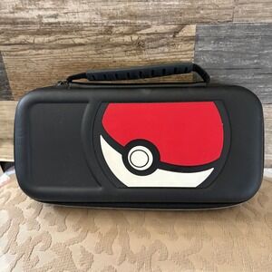 Nintendo Pokemon Pokeball Hard Shell Carrying Case for Nintendo Switch Black